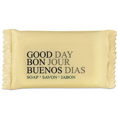 Good Day Amenity Bar Soap, Pleasant Scent, # 3/4, 1,000 per carton (390075A)