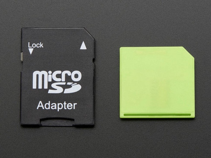 Green Shortening microSD adapter for Raspberry Pi & Macbooks [Discontinued] by The Pi Hut - The Pi Hut