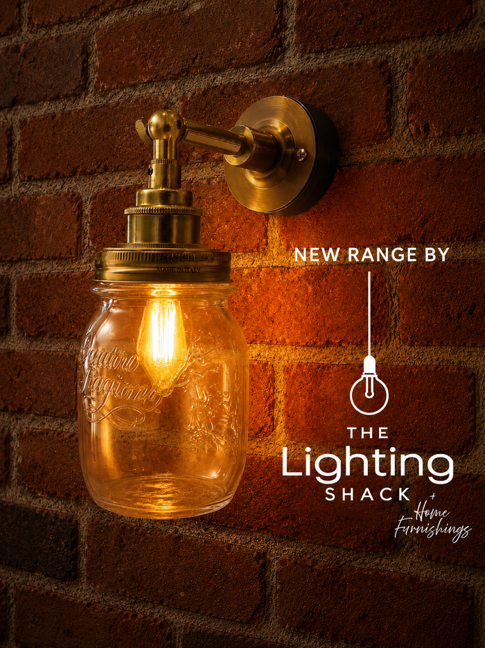 Handmade Jam Jar Wall Light