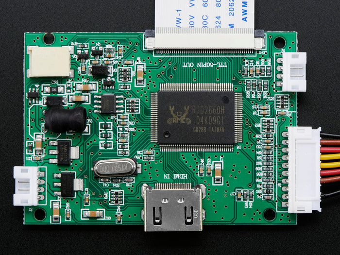 HDMI 4 Pi: 5" Display (no Touch) w/Mini Driver - 800x480 HDMI [Discontinued] by The Pi Hut - The Pi Hut