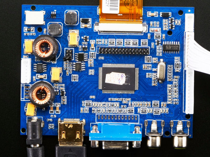 HDMI 4 Pi: 7" Display & Audio 1024x600 - HDMI/VGA/NTSC/PAL [Discontinued] by The Pi Hut - The Pi Hut