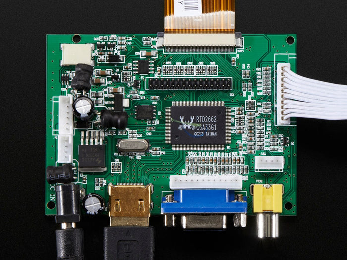 HDMI 4 Pi: 7" Display no Touchscreen 1024x600- HDMI/VGA/NTSC/PAL [Discontinued] by The Pi Hut - The Pi Hut