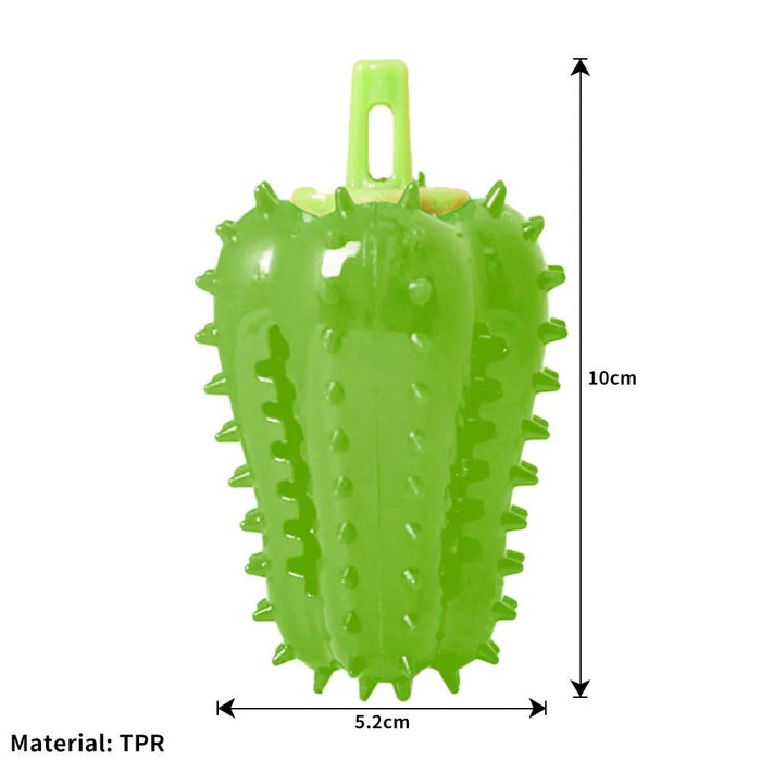 Interactive dog chew toy by Dropshipman, treat dispensing teething toy for small, medium, and large dogs, with textured surface for chewing
