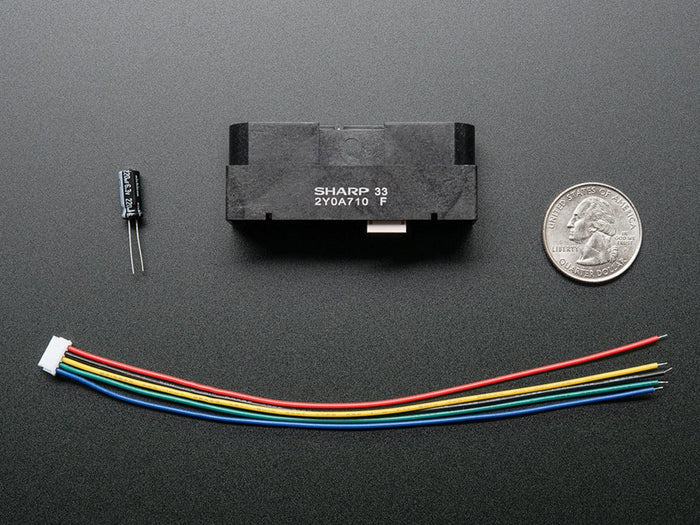 IR Distance Sensor - Includes Cable (100cm-500cm) (GP2Y0A710K0F) [Discontinued] by The Pi Hut - The Pi Hut