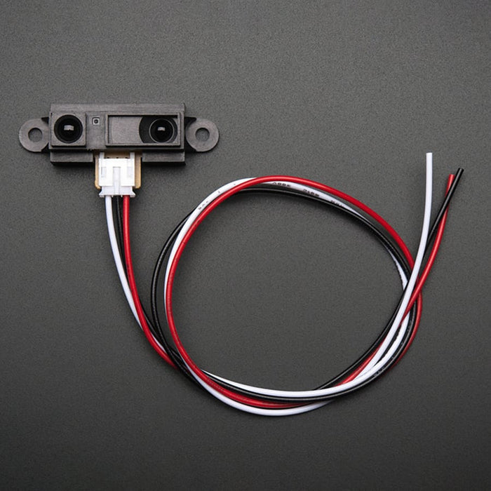 IR distance sensor includes cable (10cm-80cm) (GP2Y0A21YK0F) by Adafruit - The Pi Hut