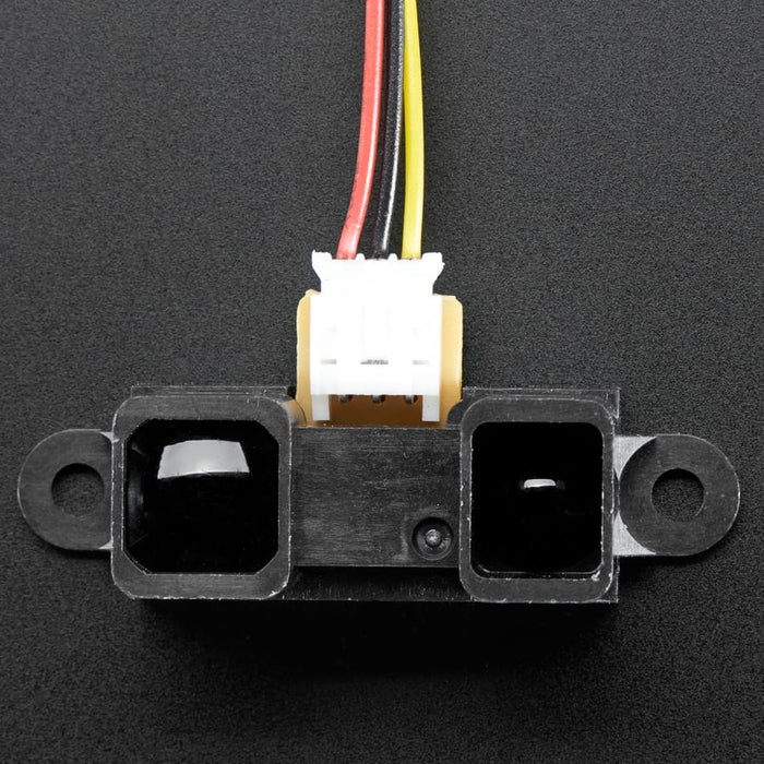 IR distance sensor includes cable (20cm-150cm) (GP2Y0A02YK) by Adafruit - The Pi Hut