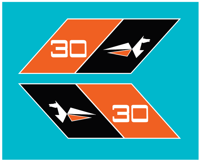 Johnson 1972 Snowmobile Side Decals