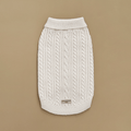 Jumper - Cable Knit White Mocha
