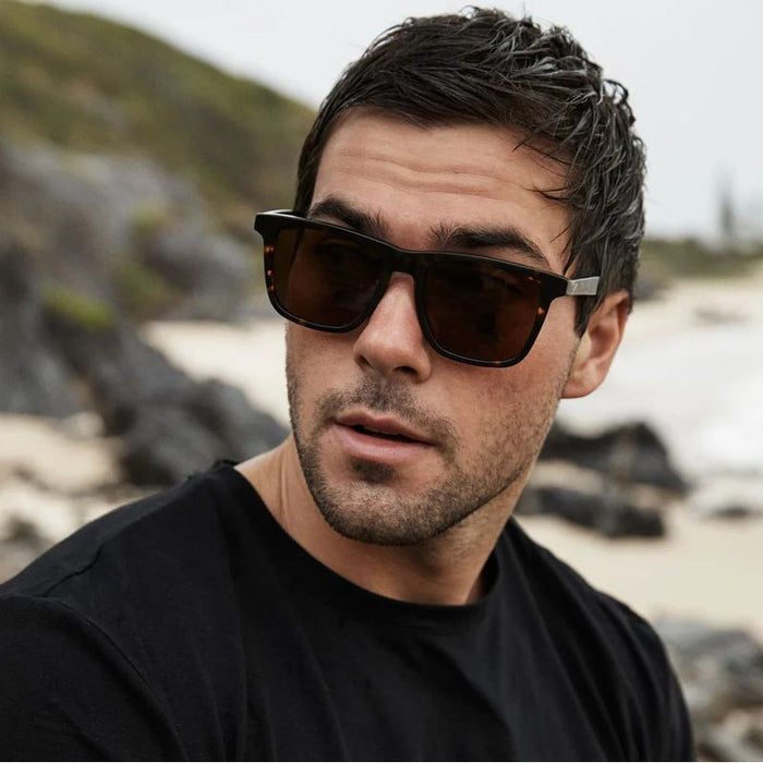 Kai, Matte Dark Tort/Brown Polarised Lenses