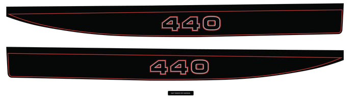 Kawasaki 440 1982 Tunnel Decal