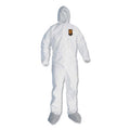 KleenGuard A45 Liquid and Particle Protection Surface Prep/Paint Coveralls, Large, 25/CT (48973)