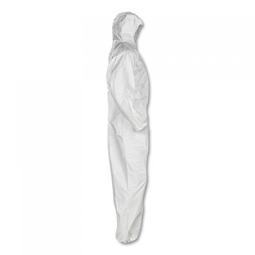 KleenGuard A45 Liquid and Particle Protection Surface Prep/Paint Coveralls, Large, 25/CT (48973)