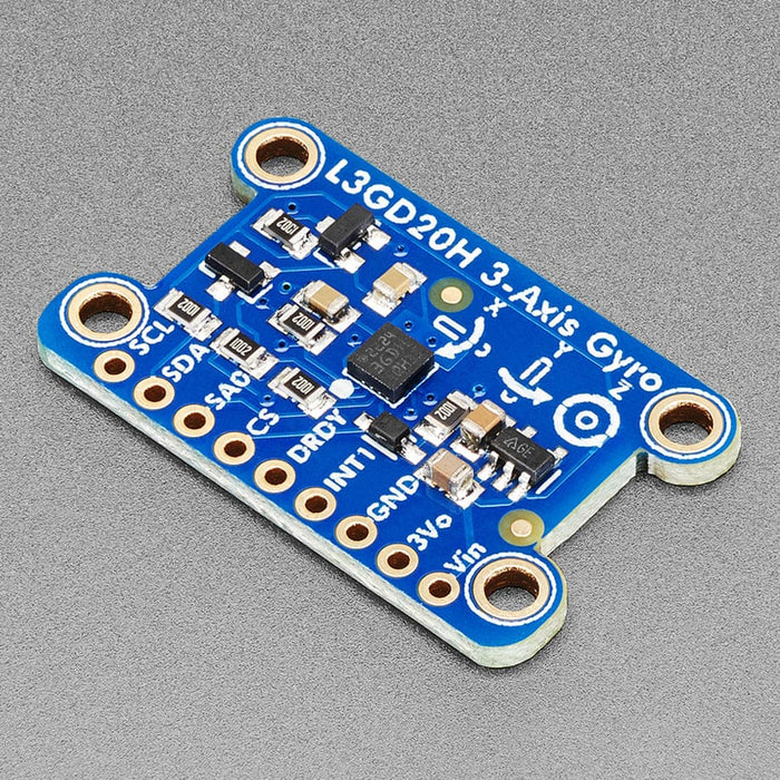L3GD20H Triple-Axis Gyro Breakout Board - L3GD20/L3G4200 Upgrade (L3GD20H) by Adafruit - The Pi Hut