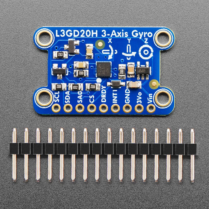 L3GD20H Triple-Axis Gyro Breakout Board - L3GD20/L3G4200 Upgrade (L3GD20H) by Adafruit - The Pi Hut