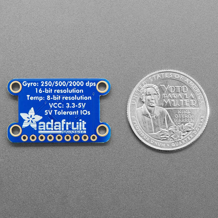 L3GD20H Triple-Axis Gyro Breakout Board - L3GD20/L3G4200 Upgrade (L3GD20H) by Adafruit - The Pi Hut
