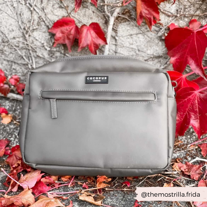 grey-dog-walking-bag-with-front-zip