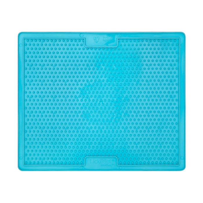 LickiMat Classic Soother XL lick mat in turquoise, top view