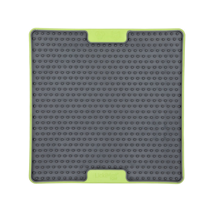 LickiMat Tuff Soother lick mat in green, top view