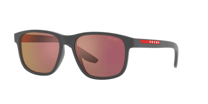 Grey Rubber/Drak Grey Red Tuning Mirror / 56