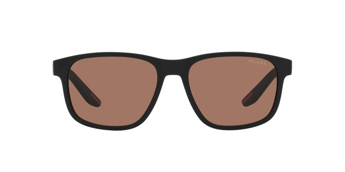 Prada Sport Linea Rossa SPS06Y Black Rubber/Brown Tuning #colour_black-rubber-brown-tuning