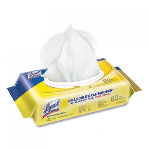 Lysol Bleach-free Disinfecting Wipes, 80/Pack, 6 Packs (99716CT)