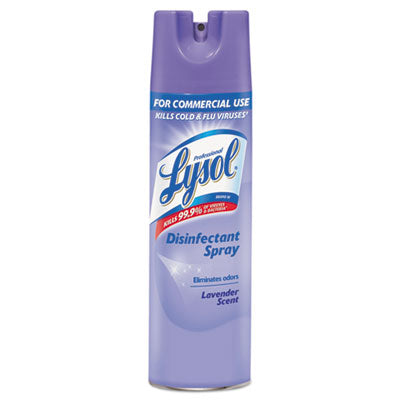 Lysol Disinfectant Spray Lavender 19 oz Aerosol 12/Carton (89097CT)