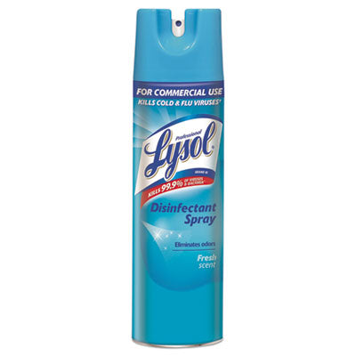 Lysol Disinfectant Spray, Crisp Linen, 19 oz Aerosol, 12 Cans/Carton (74828CT)