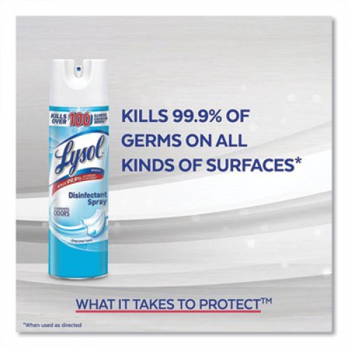 Lysol Disinfectant Spray, Crisp Linen Scent, 19 oz Aerosol (79329)