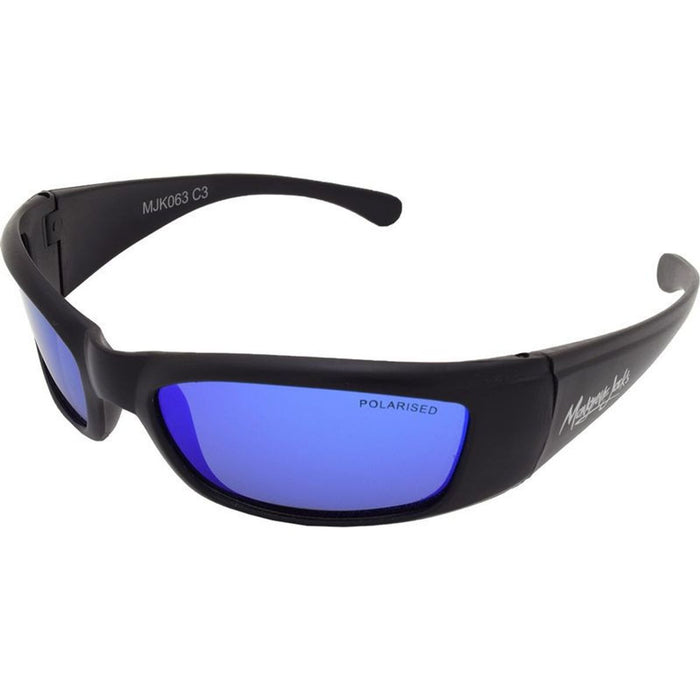 Mangrove Jacks Kids 063, Matte Black/Blue Mirror Polarised Lenses