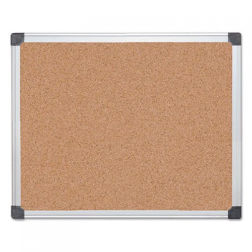MasterVision Value Cork Bulletin Board with Aluminum Frame, 36 x 48, Natural (CA051170)