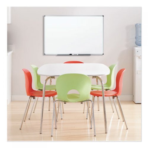 Mead Dry-Erase Board, Melamine Surface, 36 x 24, Silver Aluminum Frame (85356)