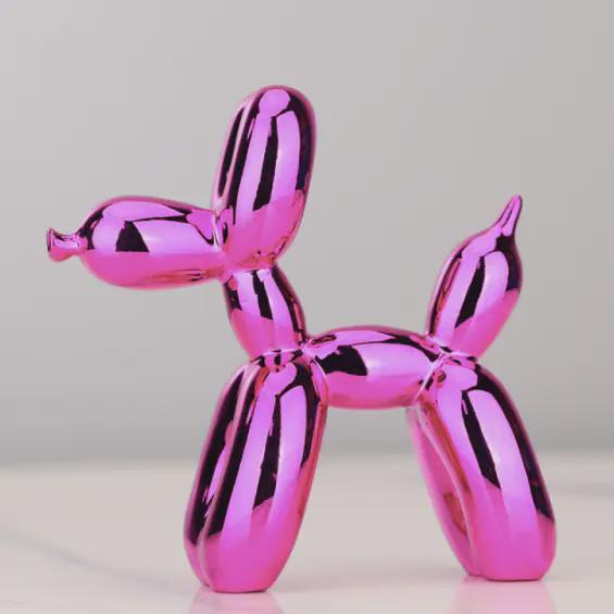 Metallic Balloon Dog Ornament