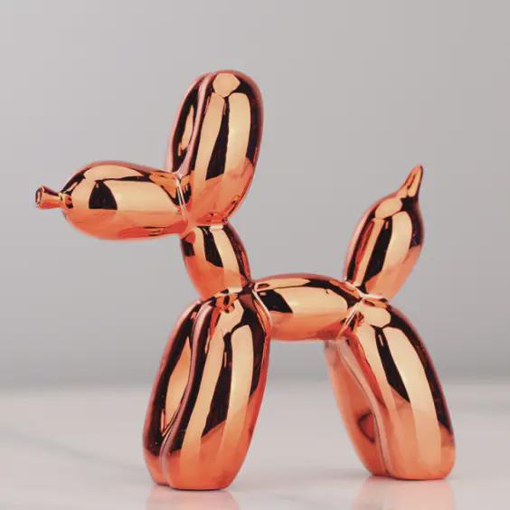 Metallic Balloon Dog Ornament