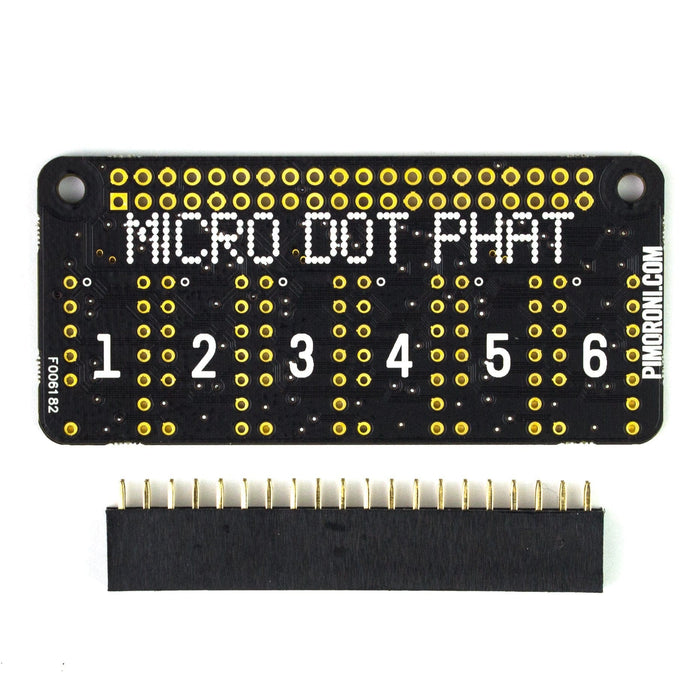 Micro Dot pHAT [Discontinued] by Pimoroni - The Pi Hut