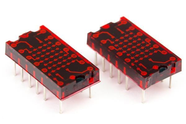 Red LED matrix (pair)