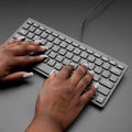 Mini Chiclet Keyboard - USB Wired - Black by Adafruit - The Pi Hut