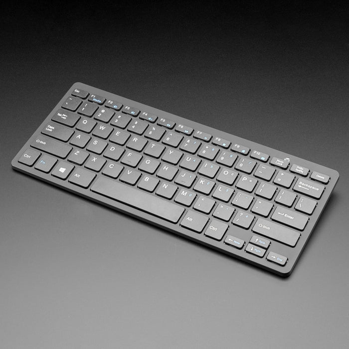 Mini Wireless Keyboard - Black (with Batteries) by Adafruit - The Pi Hut