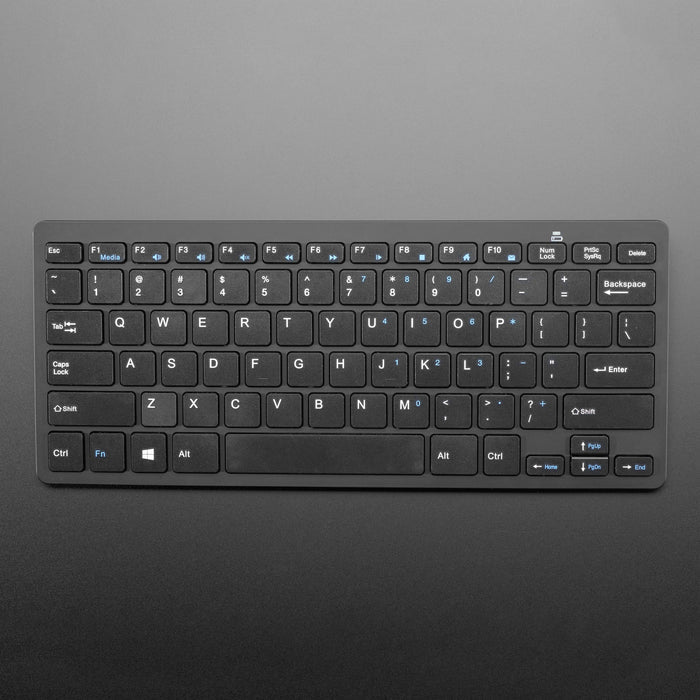 Mini Wireless Keyboard - Black (with Batteries) by Adafruit - The Pi Hut