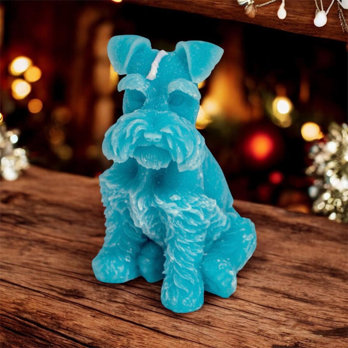 Miniature Schnauzer Candle