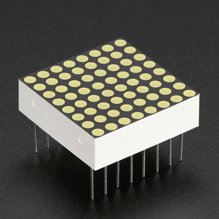 Miniature Ultra-Bright 8x8 White LED Matrix by Adafruit - The Pi Hut