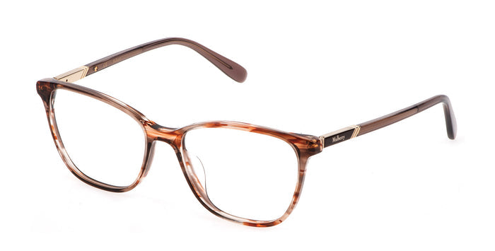 Mulberry VML183 Shiny Striped Orange-Brown #colour_shiny-striped-orange-brown