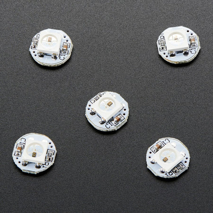NeoPixel Mini Button PCB - Pack of 5 by Adafruit - The Pi Hut