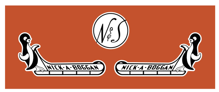 Nick - A - Boggan Sleigh Decals