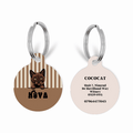 Personalised Cat Cartoon ID Tag