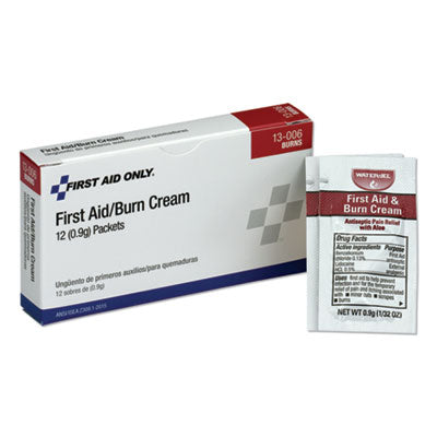 PhysiciansCare First Aid Kit Refill Burn Cream Packets, 12/Box (13006)