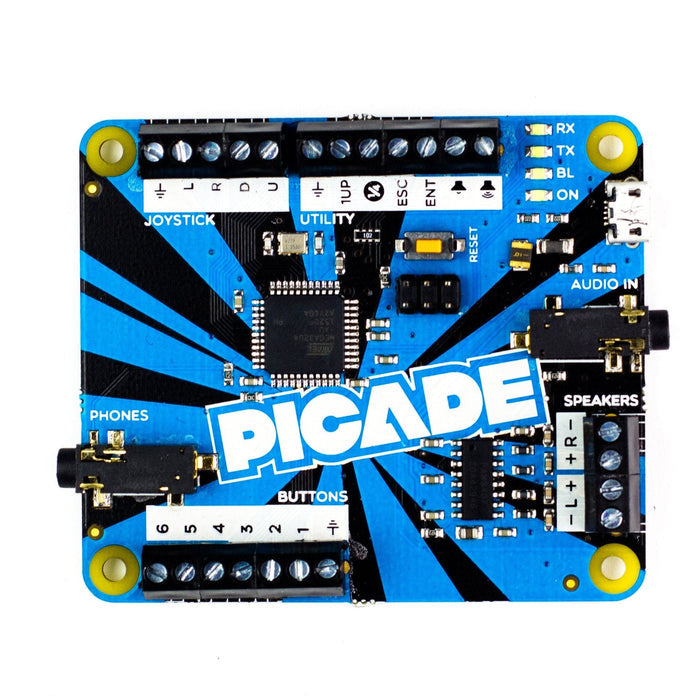 Picade PCB - Arduino Compatible with 3W Amp [Discontinued] by Pimoroni - The Pi Hut