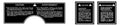 Polaris 1989 650 Caution & Avertissment Hood Decals