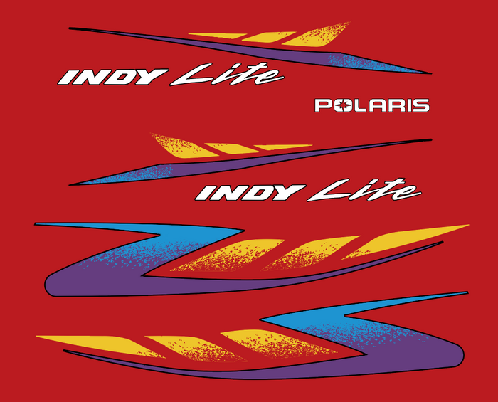 Polaris 1998 Indy Lite Hood Decals