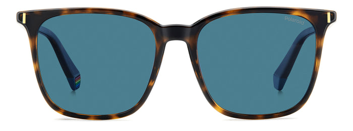 Polaroid PLD 6226/S Havana/Blue Polarised #colour_havana-blue-polarised