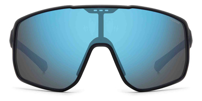 Polaroid PLD 7060/S Black/Blue Polarised Mirror #colour_black-blue-polarised-mirror